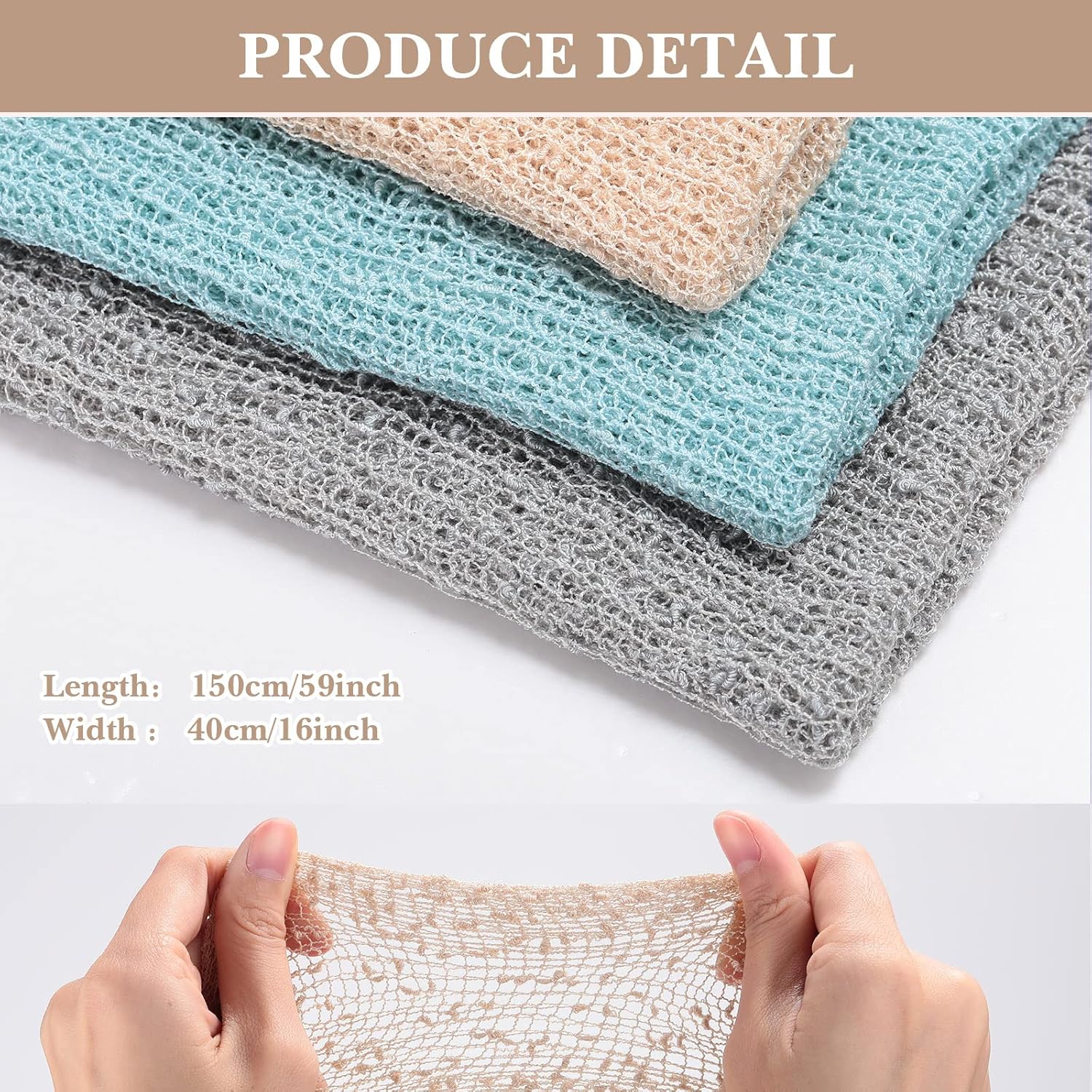 Xinnun Newborn Baby Photography Props Baby Stretch Wraps Newborn Long Ripple Wrap for Photography DIY Photo Blanket