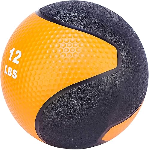 Vista 23 de Signature Fitness - Balón medicinal con peso, pelota de pared y pelota de golpe, varios estilos y tamaños