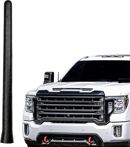AntennaMastsRus - La original de 6 34 pulgadas es compatible con Chevrolet Silverado 2500 (2020-2024) - Antena de goma corta a prueba de lavado de