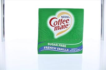 Coffee Mate SF French Vanilla Creamer, .375oz, 50/Box