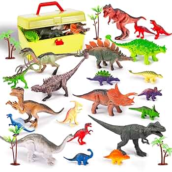 Amazon.co.jp: RISUNTOY 恐竜のおもちゃ 恐竜フィギュア 29点