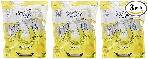 Crystal Light Lemonade Drink Mix - 8.6 oz - 16 ct - 3 pk, Packaging May Vary
