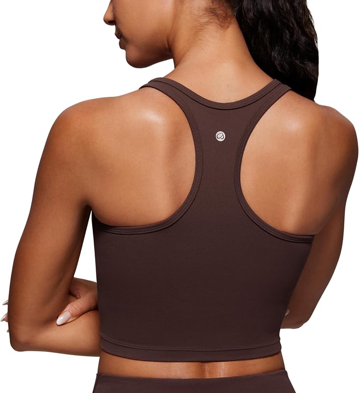 Butterluxe Racerback Crop Tank Tops