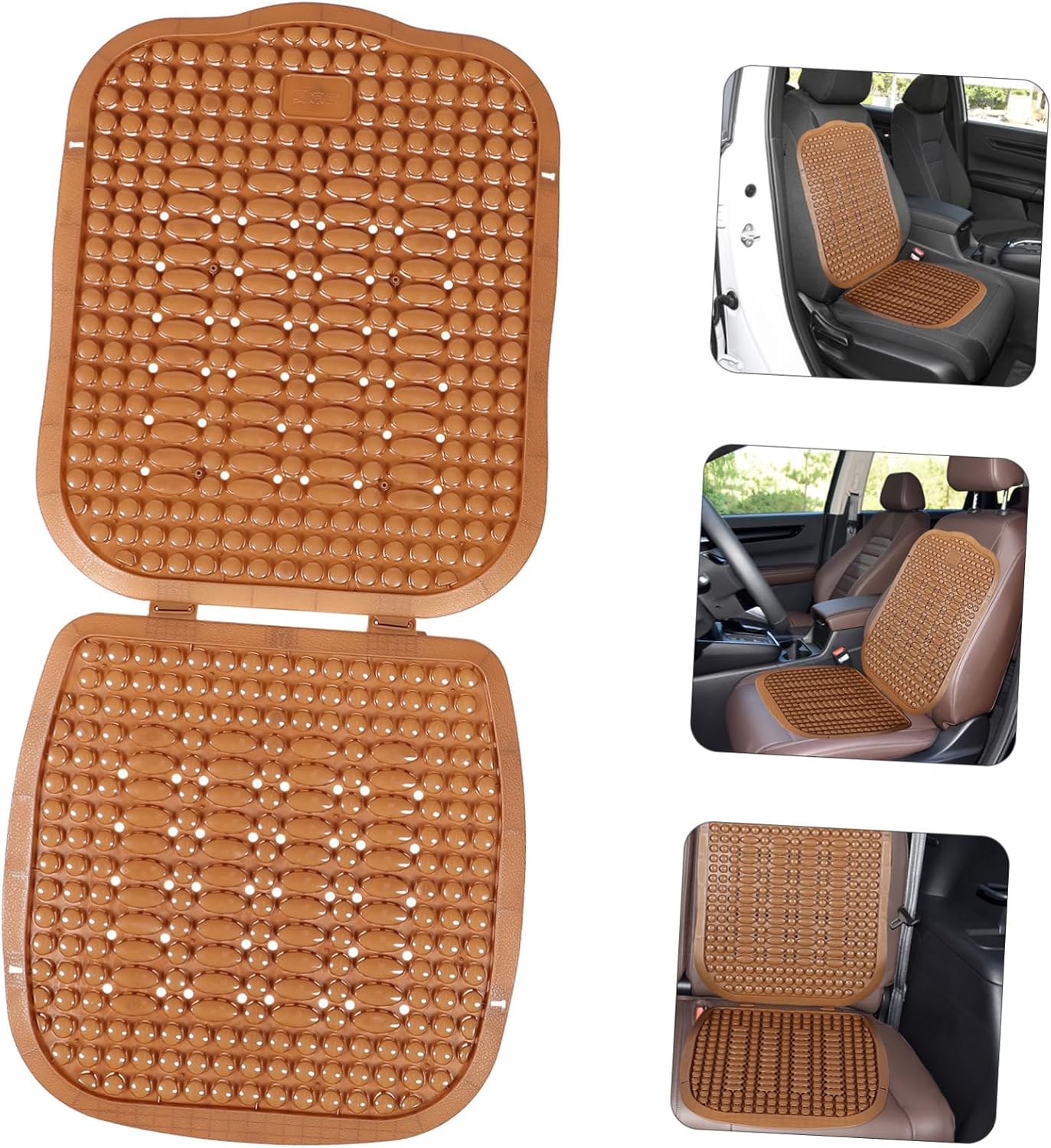 NOLITOY Car Seat Cushion Cooling Pad Breathable Outdoor Mat Car Driver Passenger Office Chair Universal Fit Comfortable Cool Seat