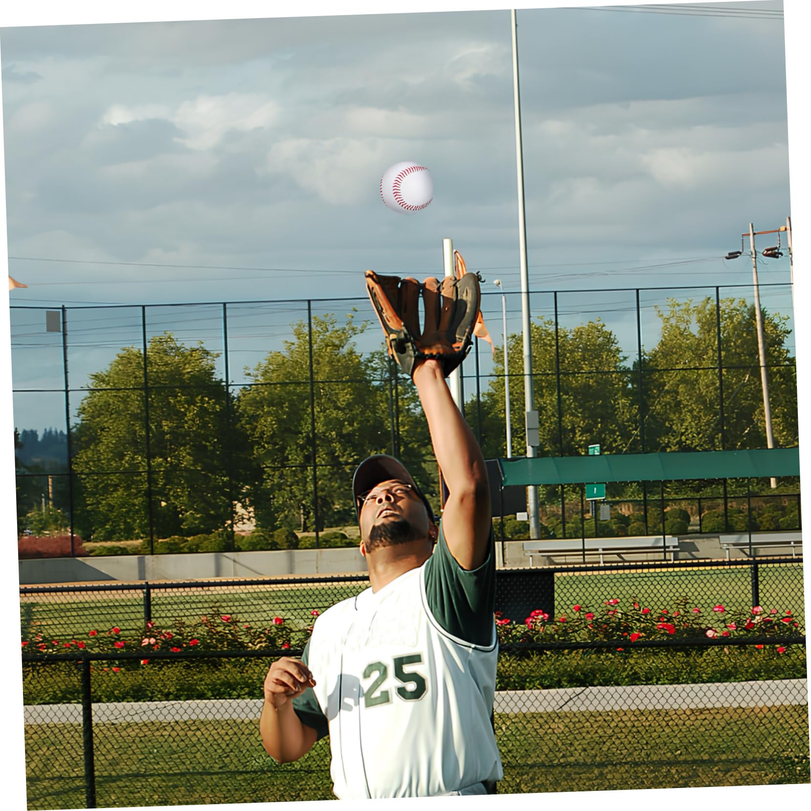 Toyvian Balones de Béisbol de Práctica 12 Piezas PVC Blanco
