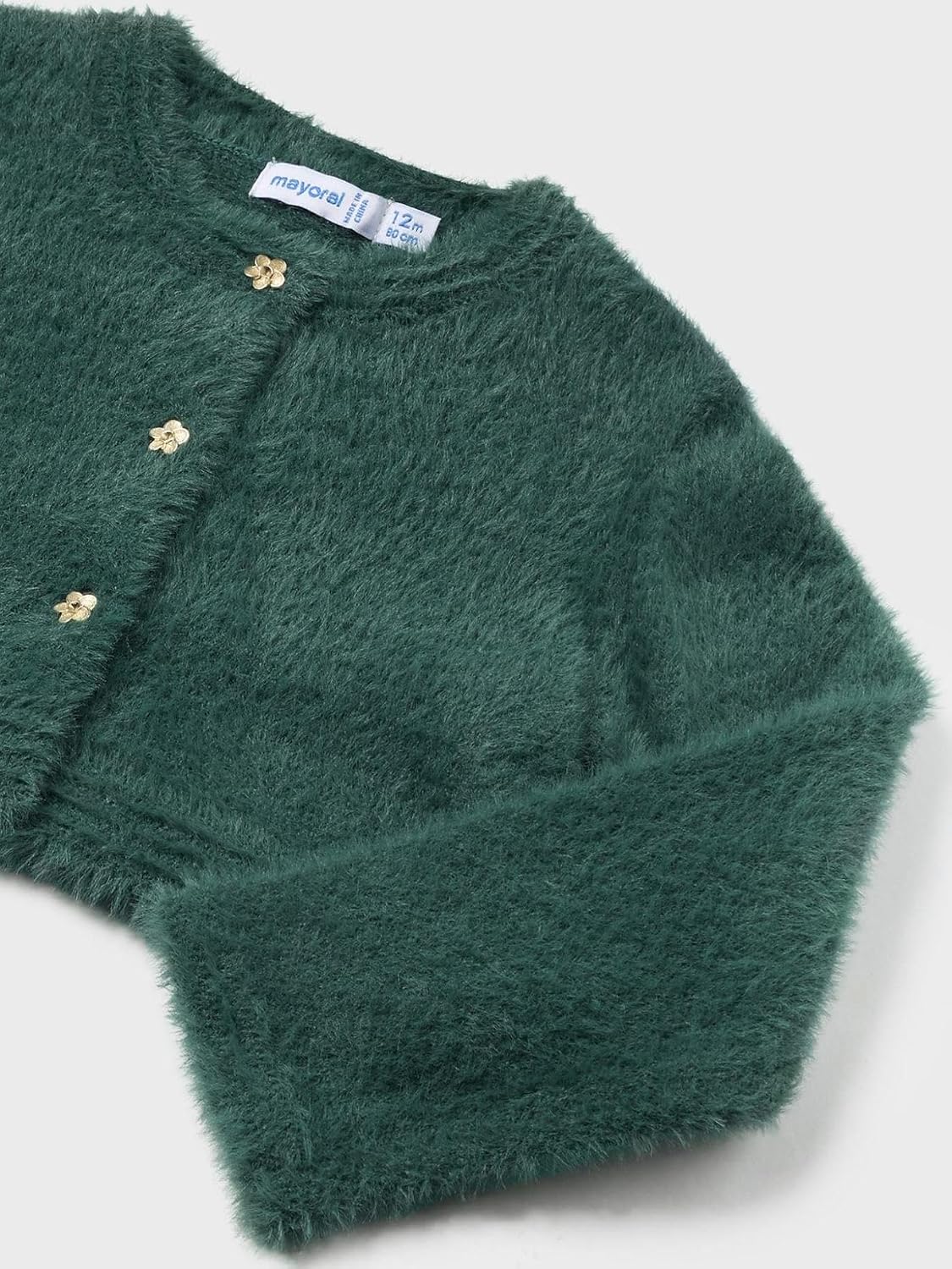 Mayoral Knitting Cardigan for Baby-Girls Bottle gre