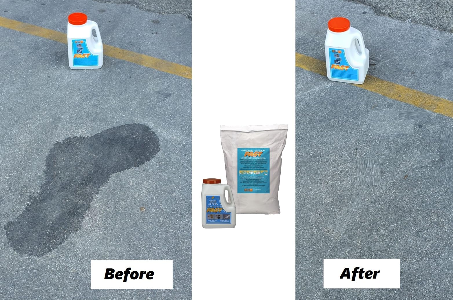 Faren FAST,Polvere Assorbente di Natura Minerale,ideale per pulire QUALSIASI liquido(come Oli,Vernici,Acidi,Grassi),Ecologico, 5Kg (4)