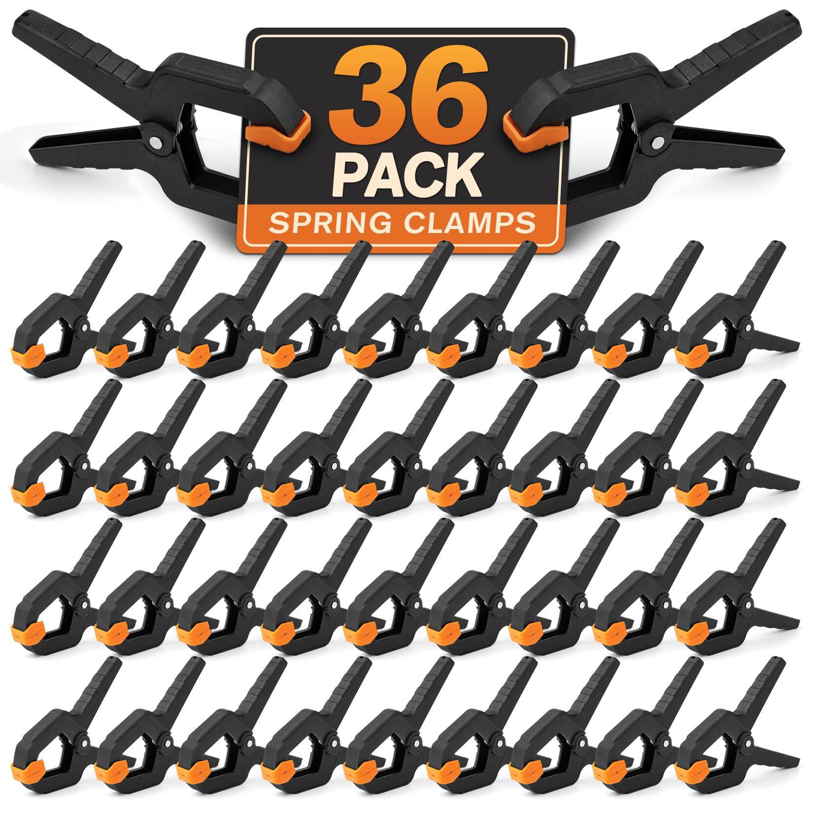 36 Pack Balloon Arch Clips, Heavy Duty Spring Clamps, Backdrop Clips