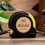 Cadeaux de la fête des pères pour papa - 16FT Mesure de bande rétractable avec conception compacte & Clip de poche, outil de mesure durable léger pour DIY, Réparations à domicile, atelier - Super Daddio Edition