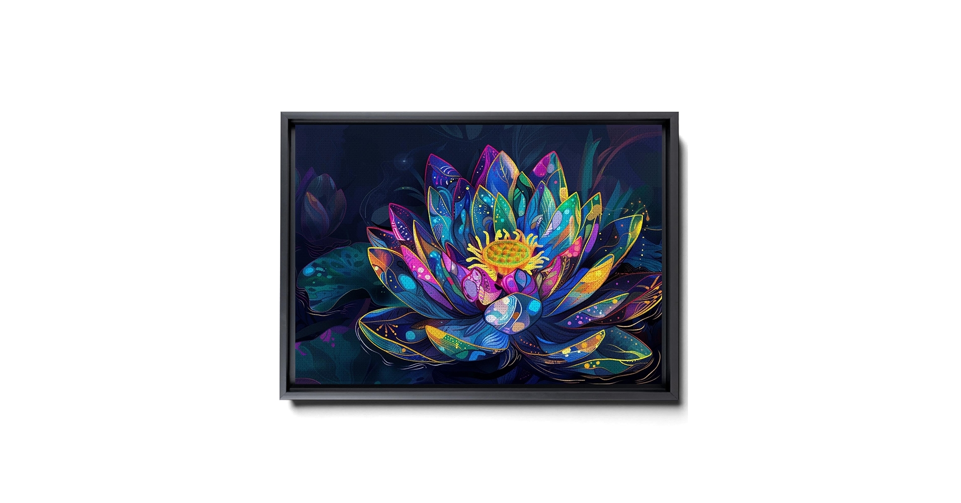 Amazon.com: Zen Lotus Flower Painting, Lotus Flower Art