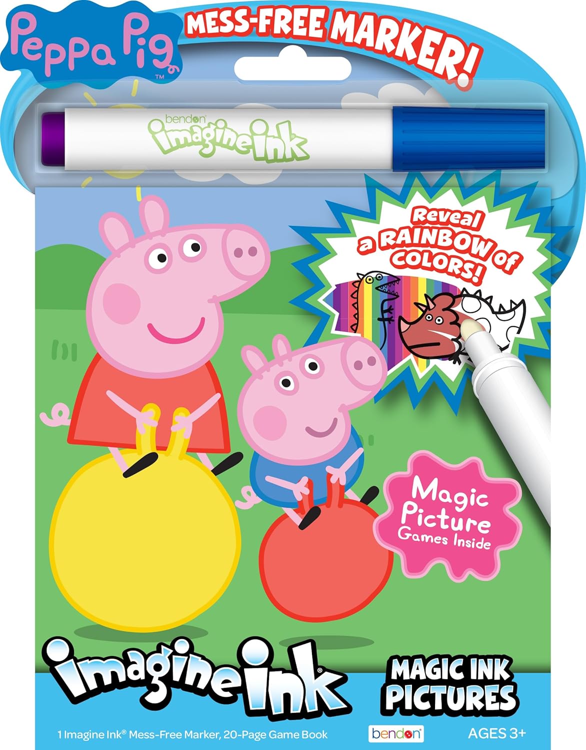Peppa Pig Imagine Ink | Peppapig Coloring Activity Book | Peppa Pig Coloring Book & Mess Free Marker | Officially Licensed