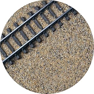 OO/HO Gauge Model Railway Track Ballast - Brown/Grey | 500g | Model Railway Scenery Material