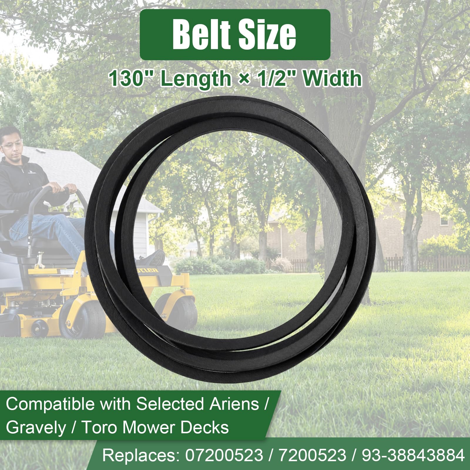 Amazon.com : 7200523 Deck Belt 1/2