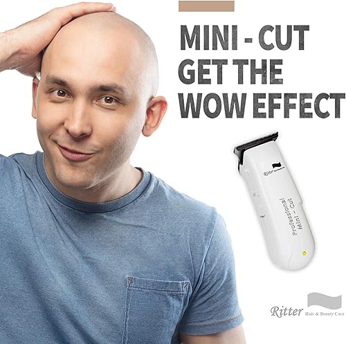 Miniatura 2 de Ritter H&B.C - Cortadora de pelo profesional para calvicie, cortadora de barba de 0.000 in, rasuradora de calavera, hoja en T de acero al carbono