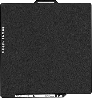 X1C, P1P, P1S, P2S PEI Build Plate, 3D Printer Double Sided Black Textrued PEI Platform with Identification Code for Bambu Lab P1/X1 Series, A1 257x257mm