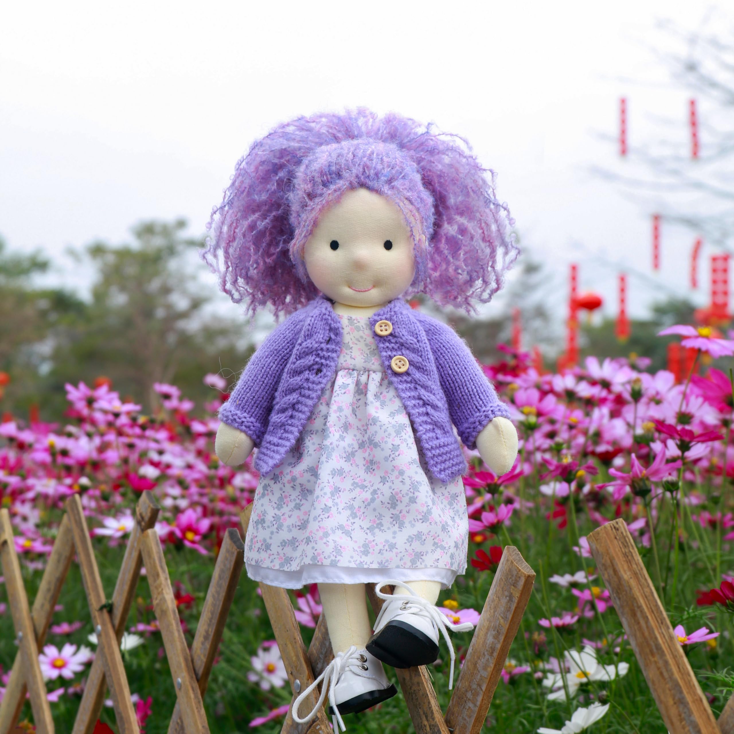 Amazon.co.jp: BlissfulPixie ウォルドルフ人形 Waldorf Doll 手作り