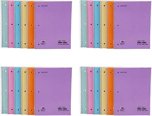 Mintra Office - Cuadernos en espiral para estudiantes, hogar, oficina, negocios