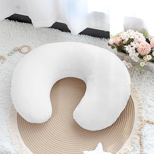 Miniatura 8 de Hooyax Funda de almohada de lactancia impermeable para bebé, fundas elásticas de lactancia para almohadas de lactancia, adorable funda de almohada