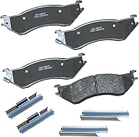 Vista 132 de Pastillas de freno traseras cerámicas Bendix Premium SBC1337 para Cadillac CTS 2014-2008, SRX 2016-2010, Chevrolet Camaro 2015-2010, Saab 9-4X 2011