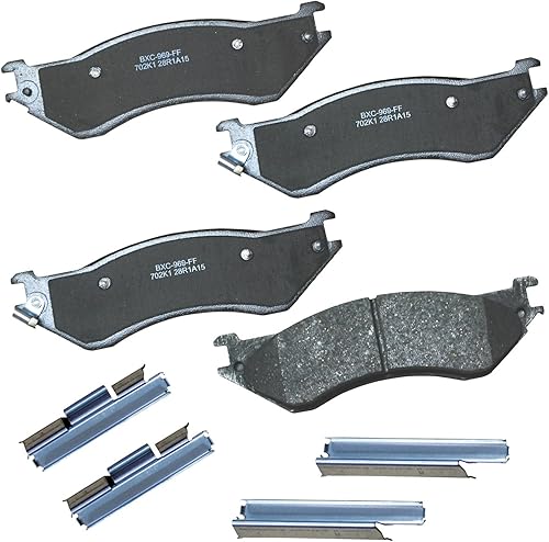 Miniatura 134 de Bendix Pastillas de freno traseras de cerámica Premium SBC1100 para Nissan Frontier 2024-2005, Xterra 2015-2005, Suzuki Equator 2012-2009