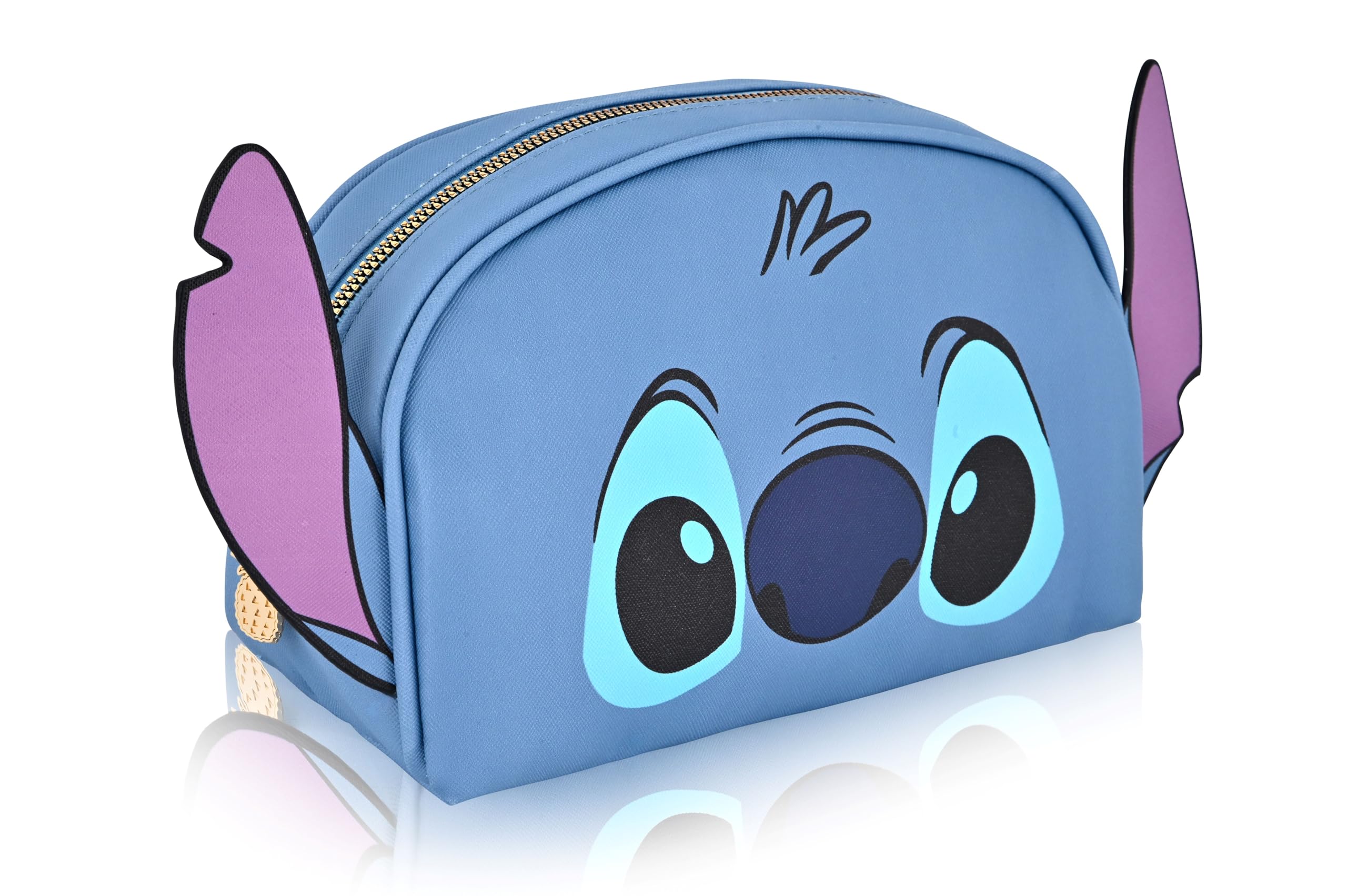 Disney Stitch Makeup Bag for Women | Lilo and Stitch PU Leather Travel Toiletry Bag for Women | Make Up Travel Bag Cosmetic Bag Makeup Pouch