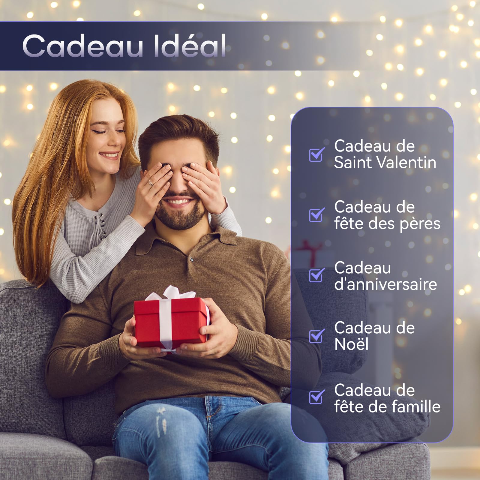 Kensen Rasoir Tete Chauve Homme 5D Tondeuse Cheveux Hommes Chauve 120 mins d'autonomie Tondeuse Crane Chauve Étanche Rasoir Crane Sec & Humide avec Coupe-Poils de Vez & Écran LED & Peigne Limite
