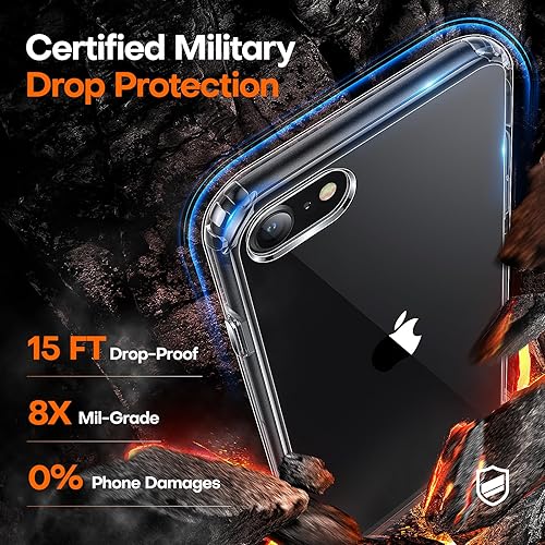 Miniatura 763 de TAURI - Funda delgada y magnética para iPhone 15 Pro Max, compatible con MagSafe, con 2 protectores de pantalla + 2 protectores para lente