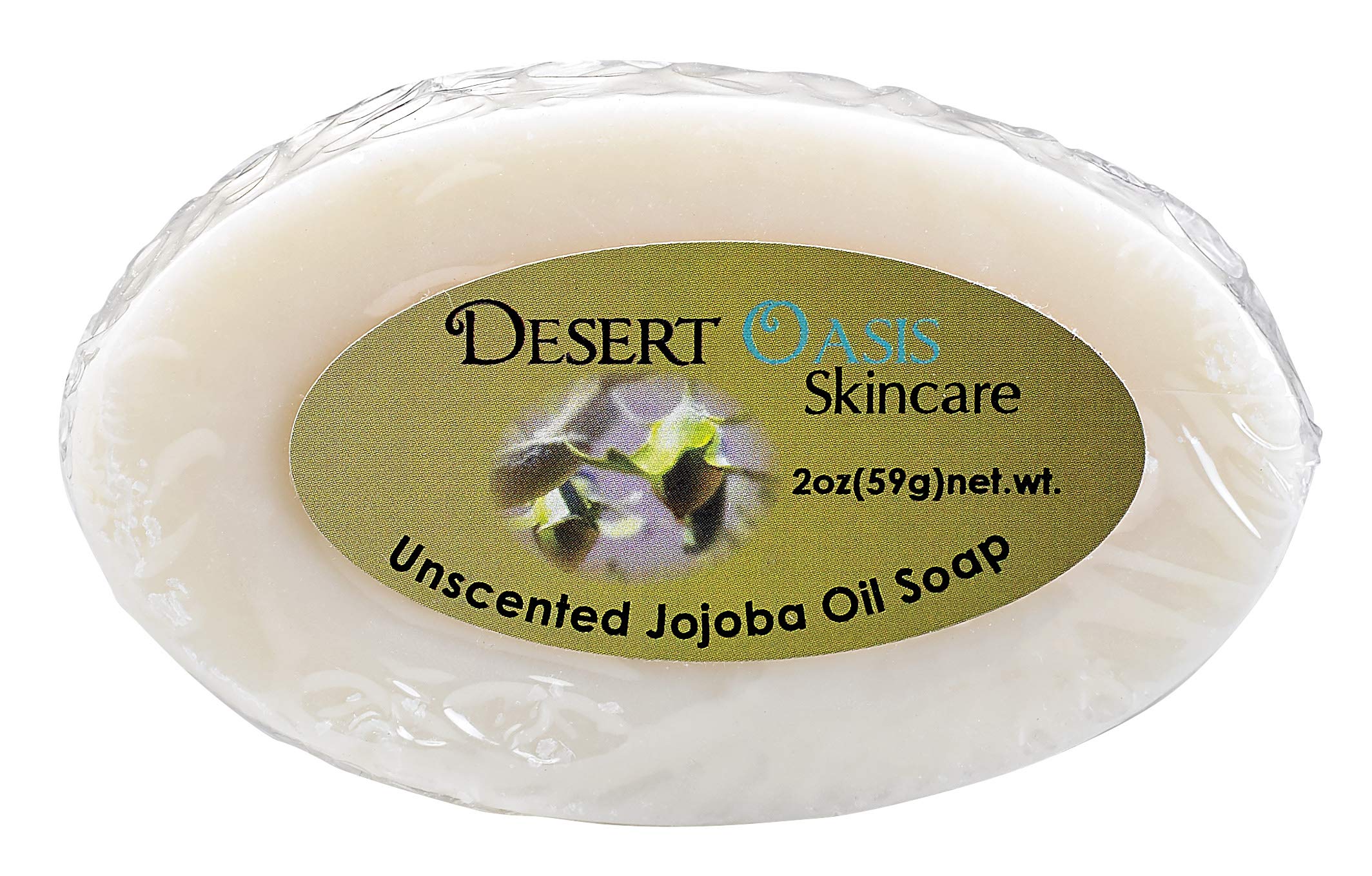 Unscented Bar Soap with over 15% Jojoba Oil. With Avocado Oil and Olive Oil. Moisturizing and Low Suds (2 oz/59 gm Bar)