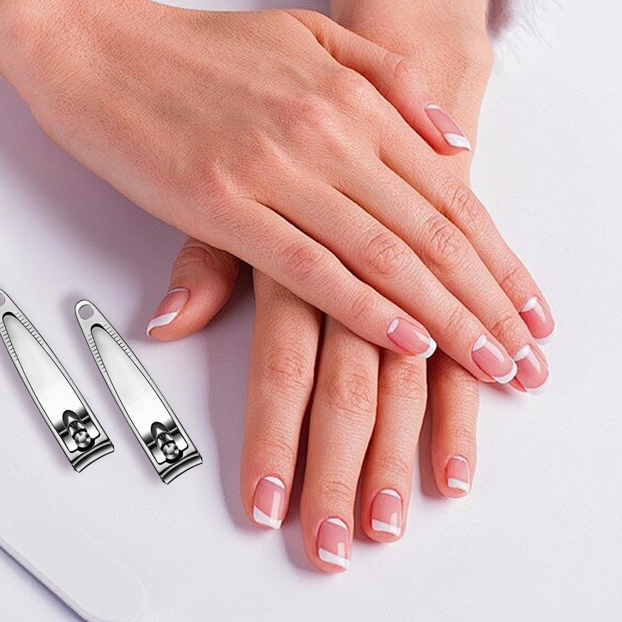 Paquete de 80 cortaúñas a granel, juego de cortaúñas plano, portátil, a granel, suministros de uñas, herramientas de manicura para mujeres, hombres, adultos, cuidado sin hogar