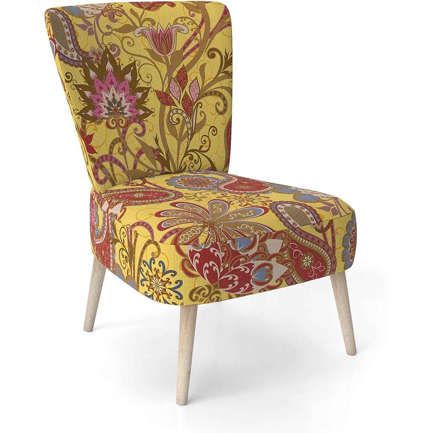 Pattern in Ethnic Traditional Style Upholstered Bohemian