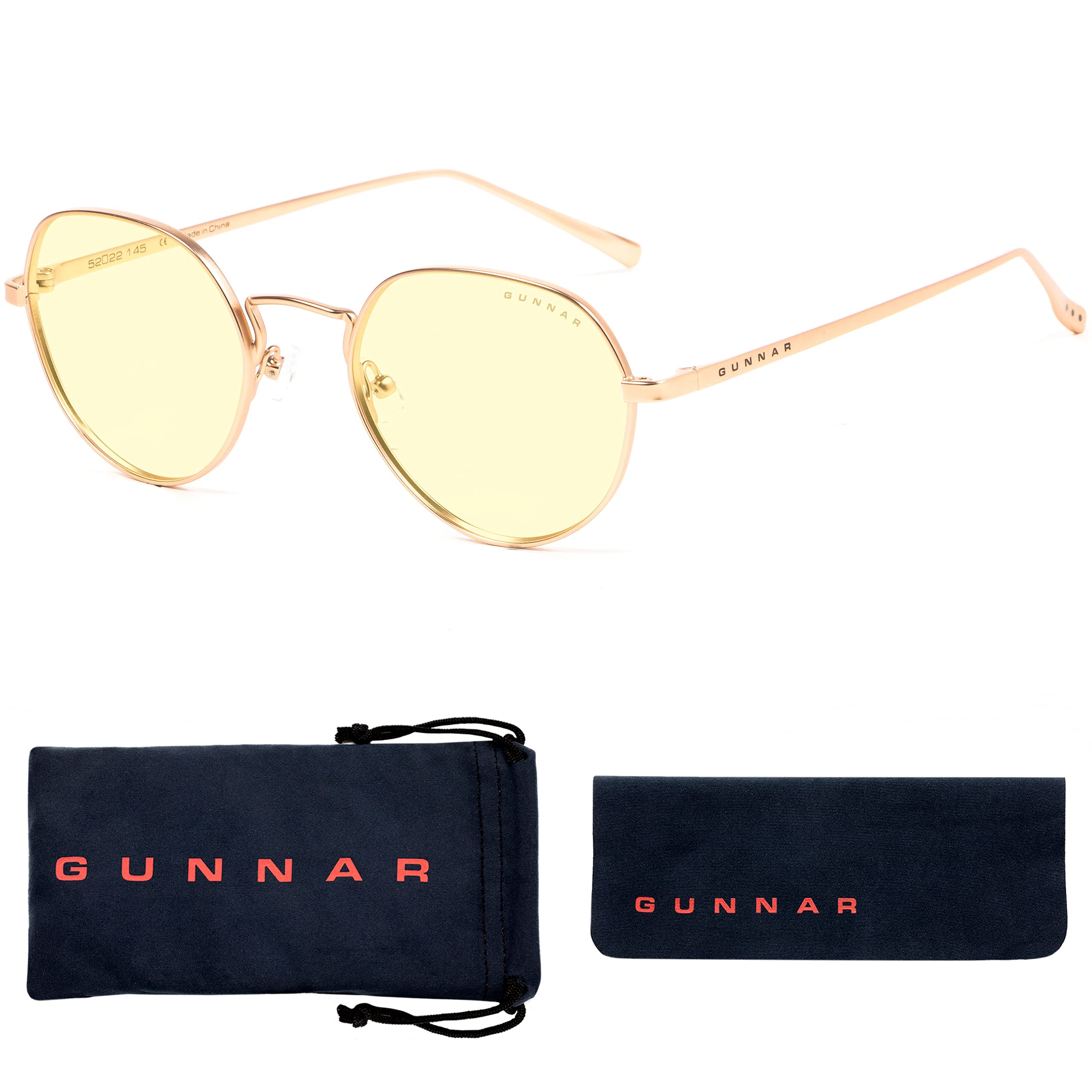 Gunnar Gaming- und Computerbrille - Infinite - Blaulichtfilter Brille, Premium Blaufilter, UV-Schutz, | Computer-/Gaming-Brille - Infinite - Blaulichtfilter - Patentierte Technologie