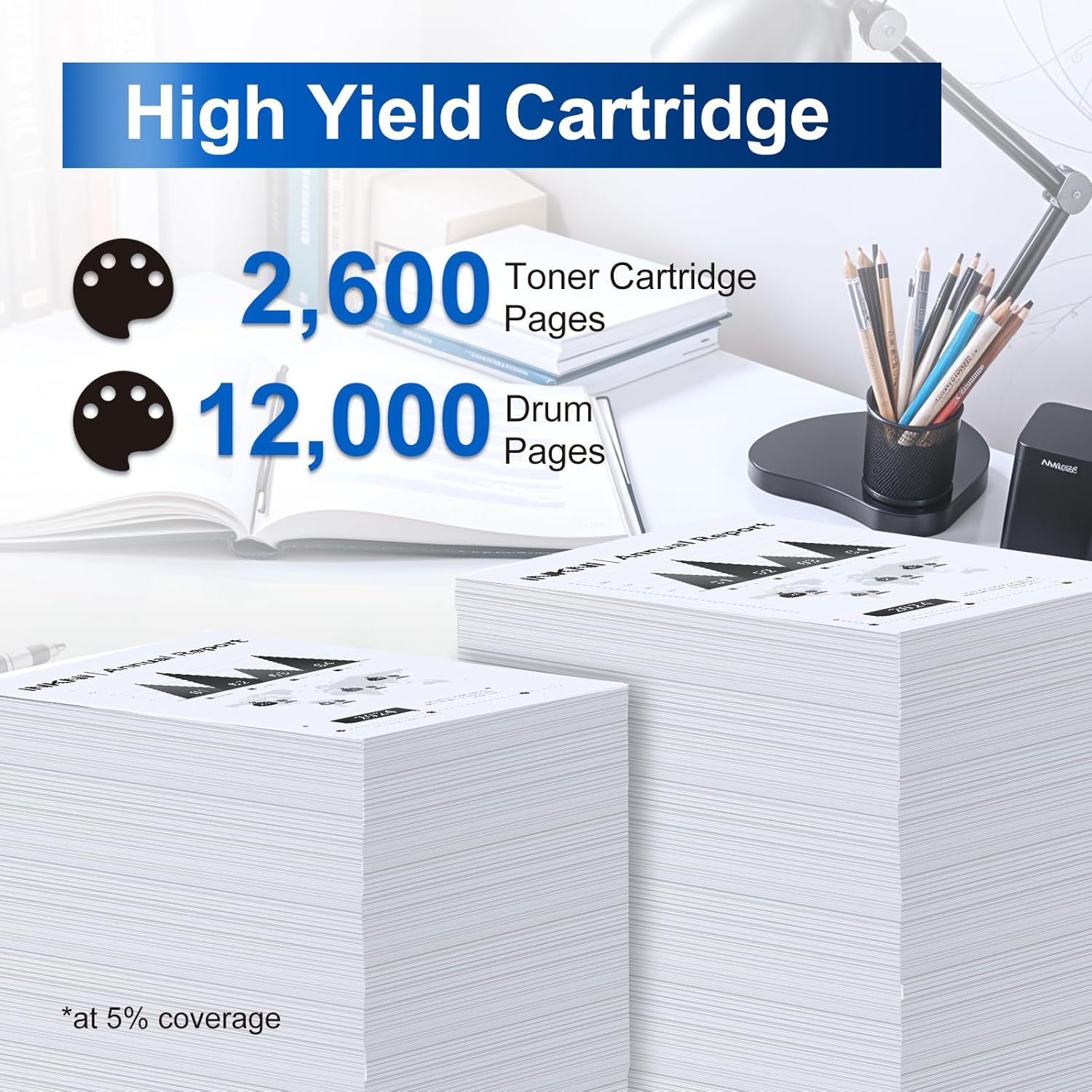 InkNI Compatible DR630 Drum TN660 Toner Cartridge Replacement for Brother DR630 TN660 TN630 High Yield Compatible for Brother HL-L2300D L2540DW L2320D L2360DW L2380DW L2700DW Printer (Black, 3-Pack) - Image 2