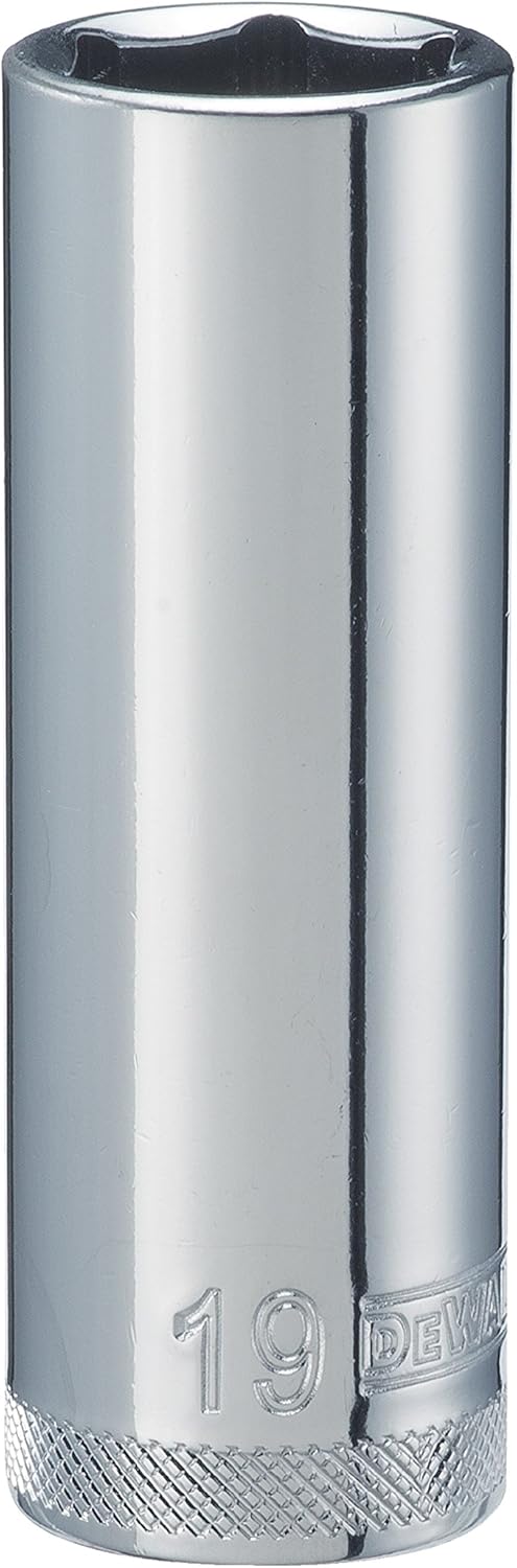 DEWALT 1/2" 6 PT Deep Socket 19MM