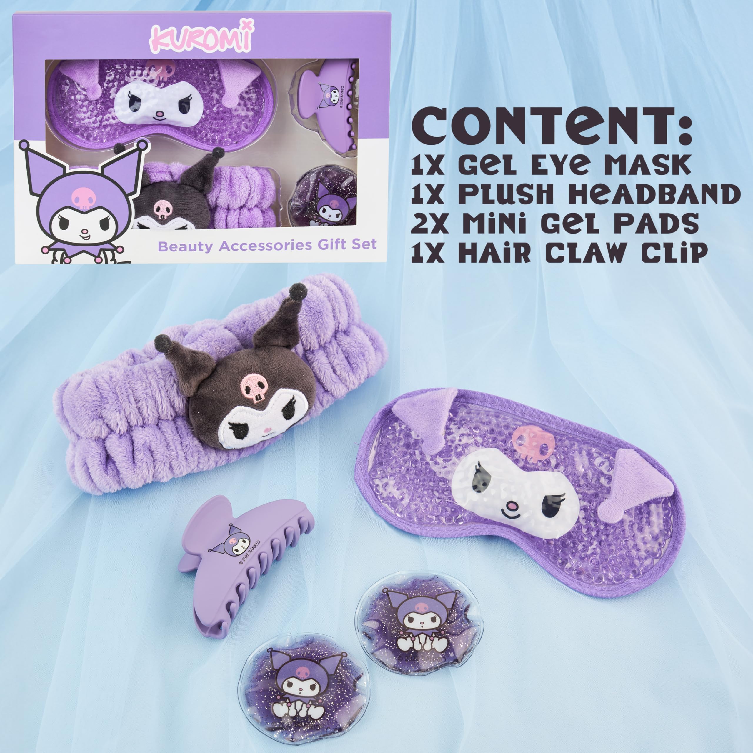 Amazon.com : Hello Kitty Sanrio Kuromi Beauty Set for Women, Teens