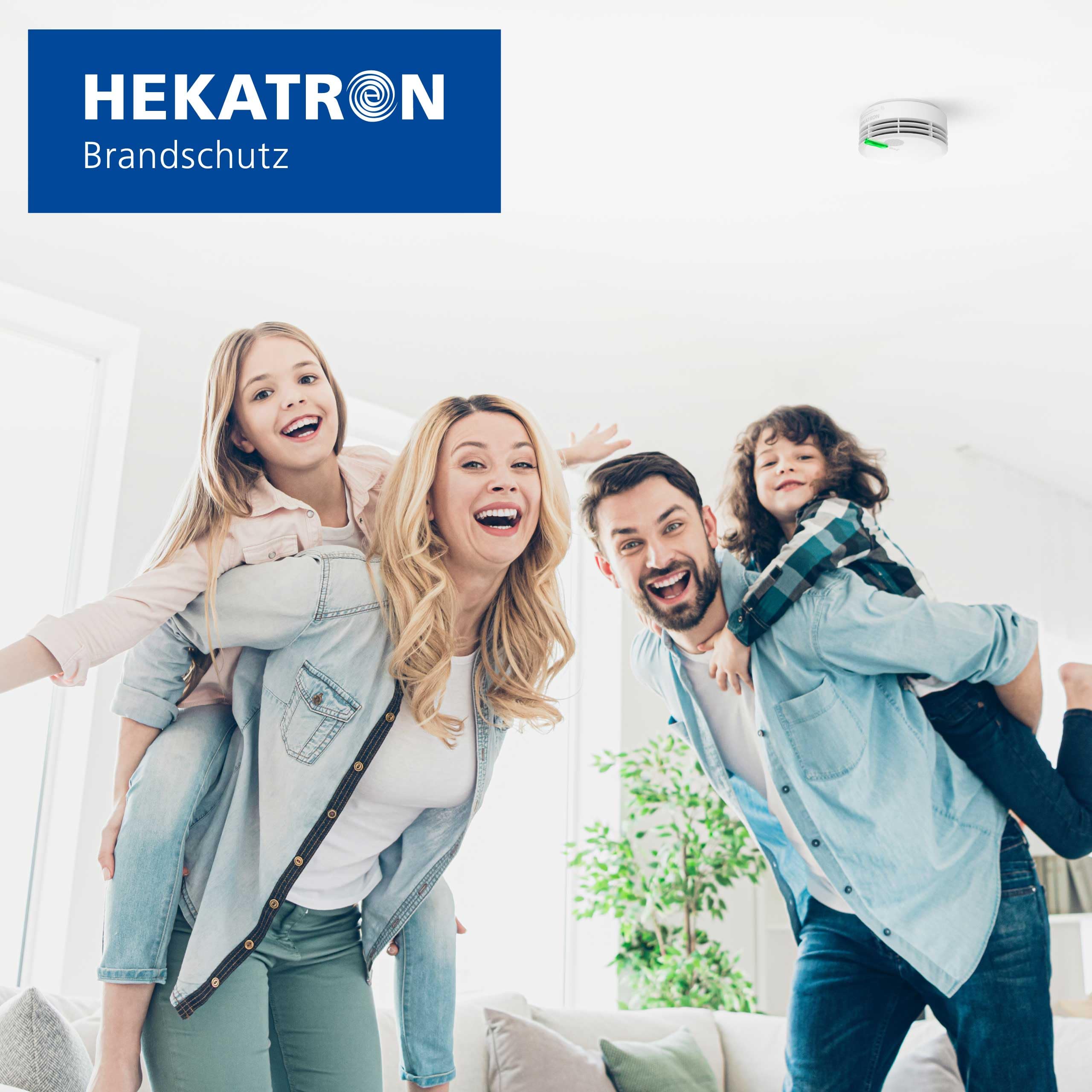 Hekatron Rauchmelder Genius PLUS X – Edition 2021 - Optional funk-vernetzbarer Brandmelder – Rauchwarnmelder mit 10 Jahre-Batterie, LED mehrfarbig & App-Unterstützt, Amazon Exclusive - 1 Stück
