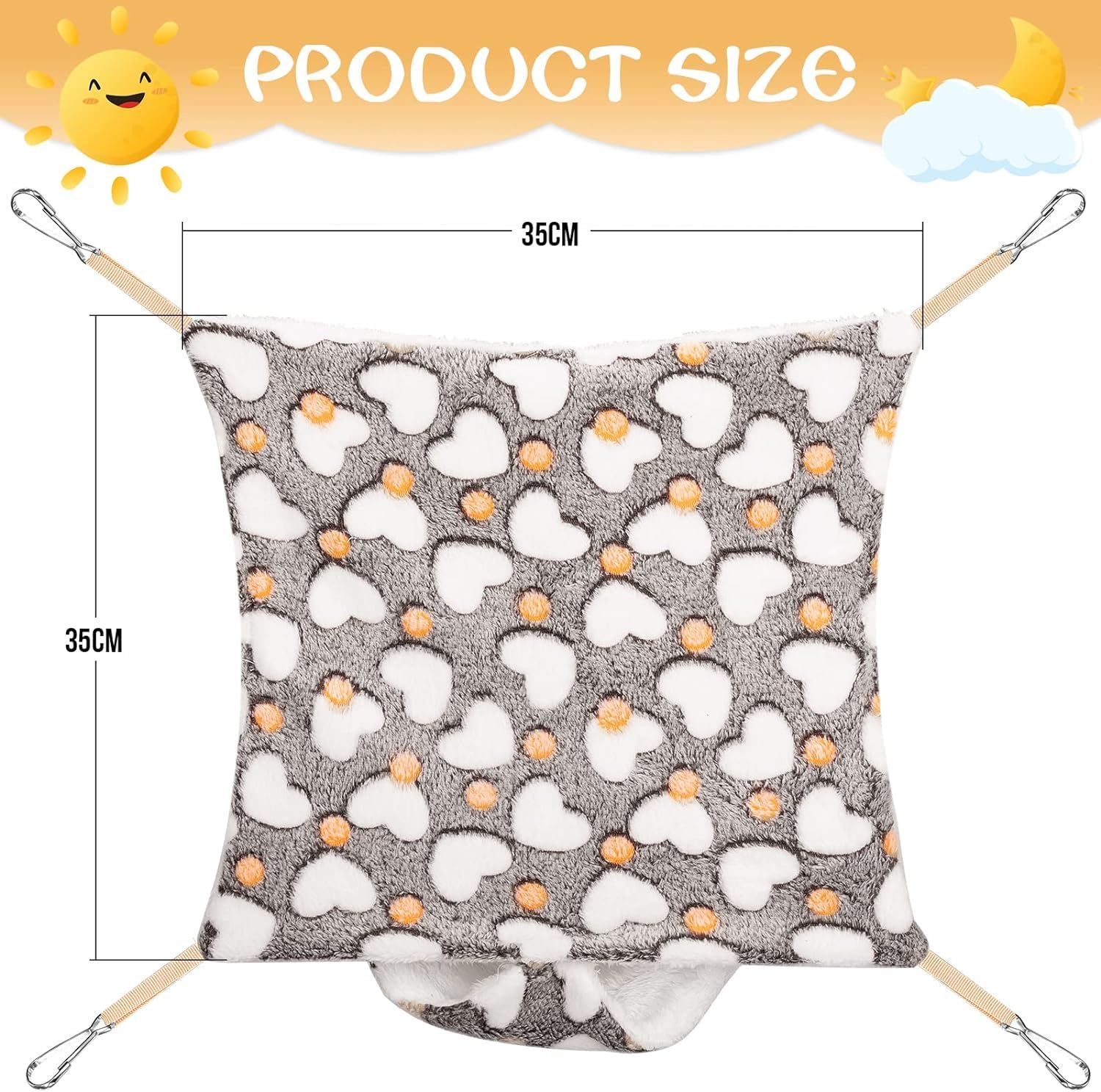 2er Pack Haustierkäfig Hängematte für Kleintiere Hängematte für Frettchen im Käfig, Hamster, Meerschweinchen, Frettchen und Chinchillas zum Spielen und Schlafen Kinderbett