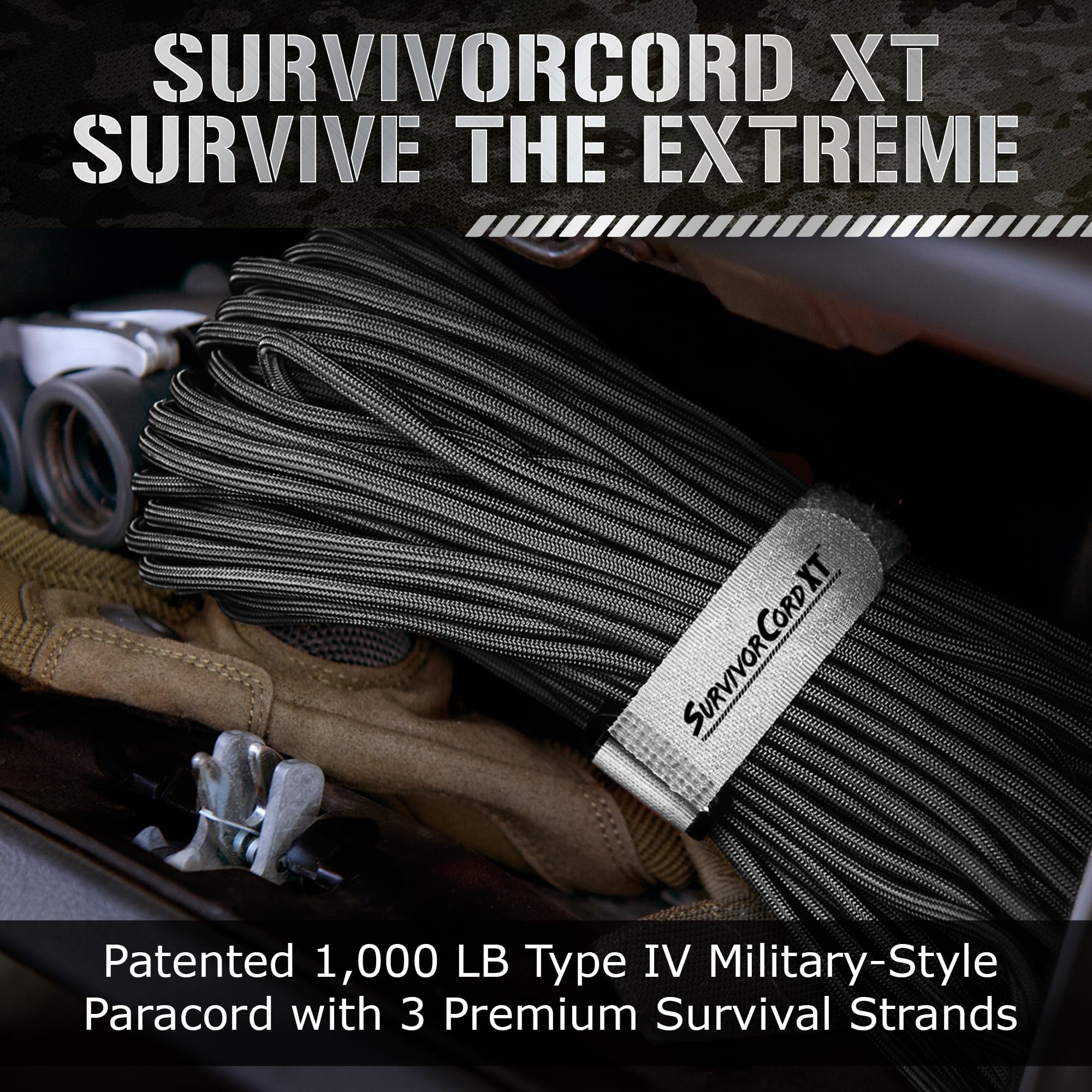 Amazon.co.jp: Titan Survival特許取得済みパラコード 750-25フィート