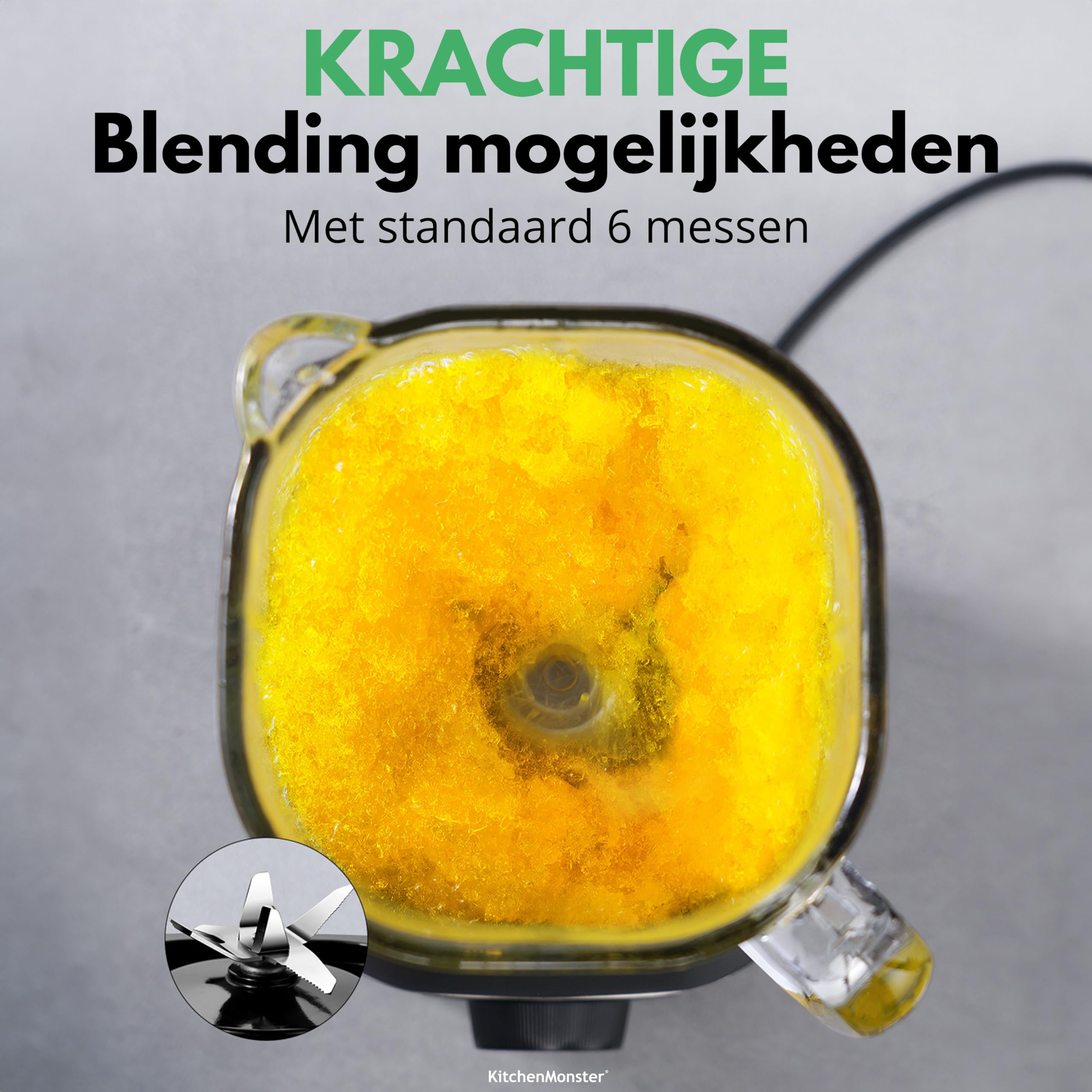 Blender Pro 1200 W - Smoothie Maker 1,5 litra z 3 stopniami