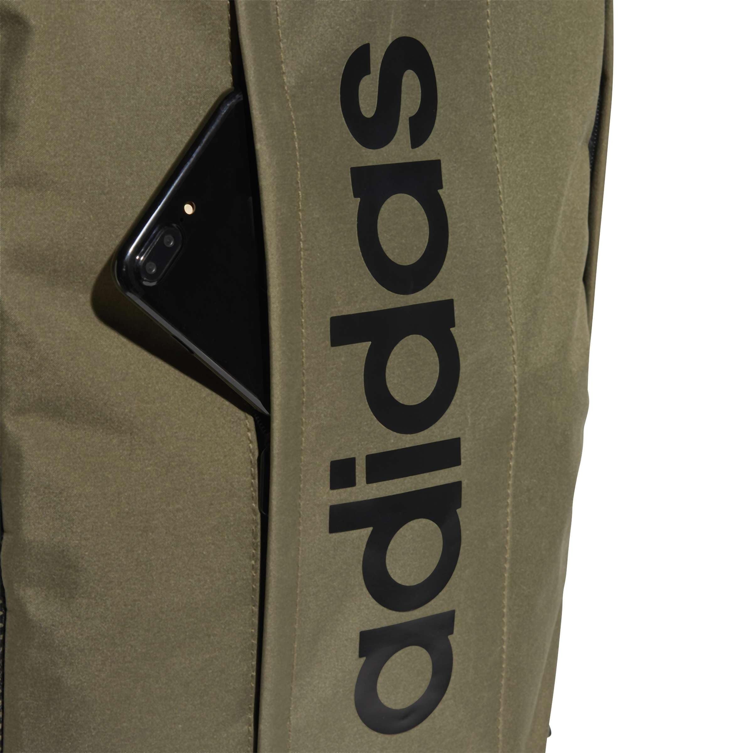 adidas Unisex LINEAR BACKPACK, olive strata/black, One Size Ansicht 5