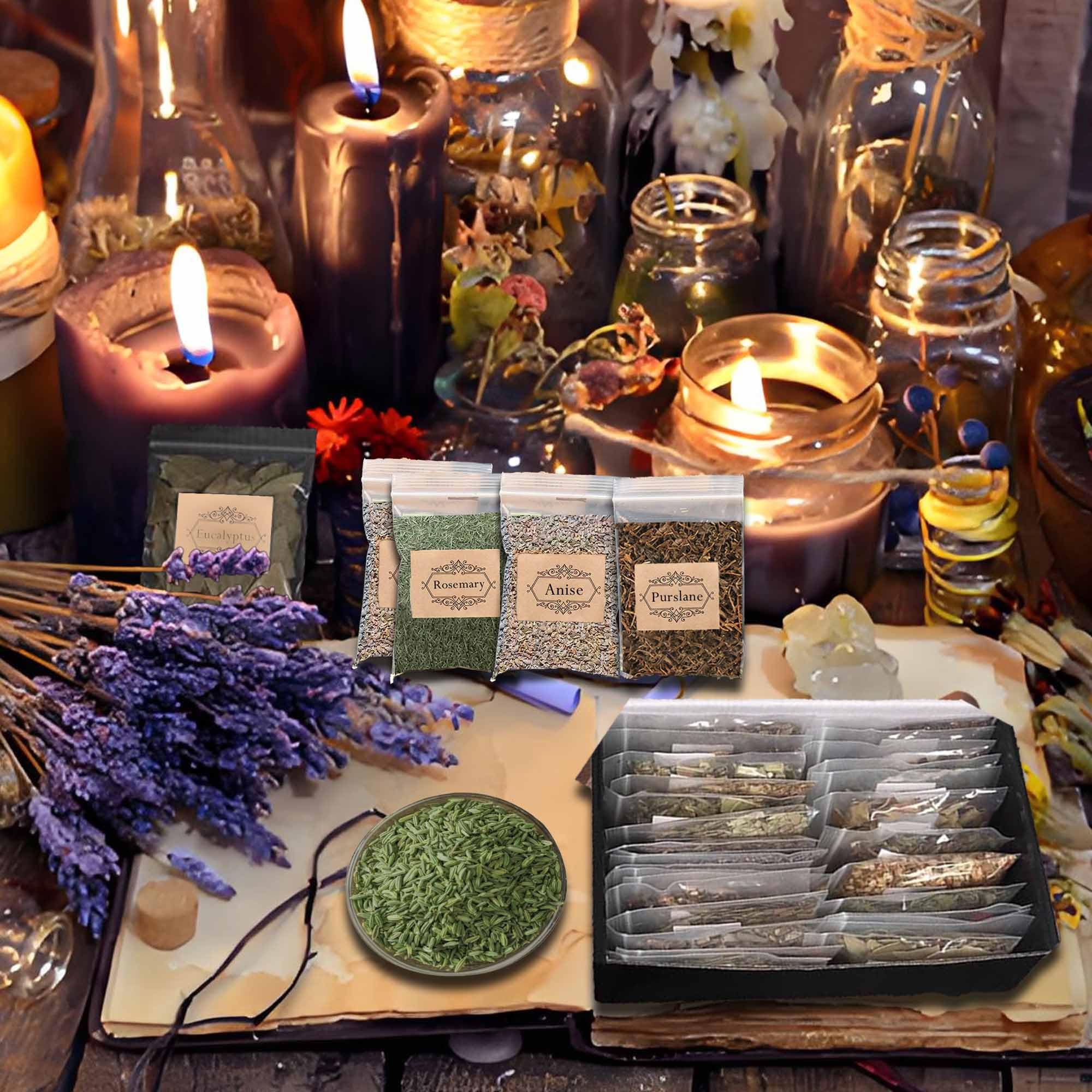 Amazon.com: Magical Herb Kit, 30PCS Wiccan Herbal Supplie, Dried