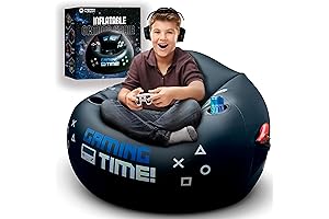 Gaming Chair Inflatable Furniture Perfect for Gamer Room Decor for 6-8 Year Old Boys