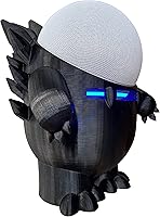 Vista 1 de Splin Soporte de mesa compatible con Yaxa Alexa Smart Speaker Echo Dot (4ª y 5ª generación) y Apple HomePod Mini, estilo Echosaurus (negro)