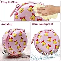 Vista 5 de LTGEM - Funda compatible con Tamagotchi Pix/Original/Nano X/Hello Kitty/Uni, funda protectora de almacenamiento para mascotas electrónicas con Rosa