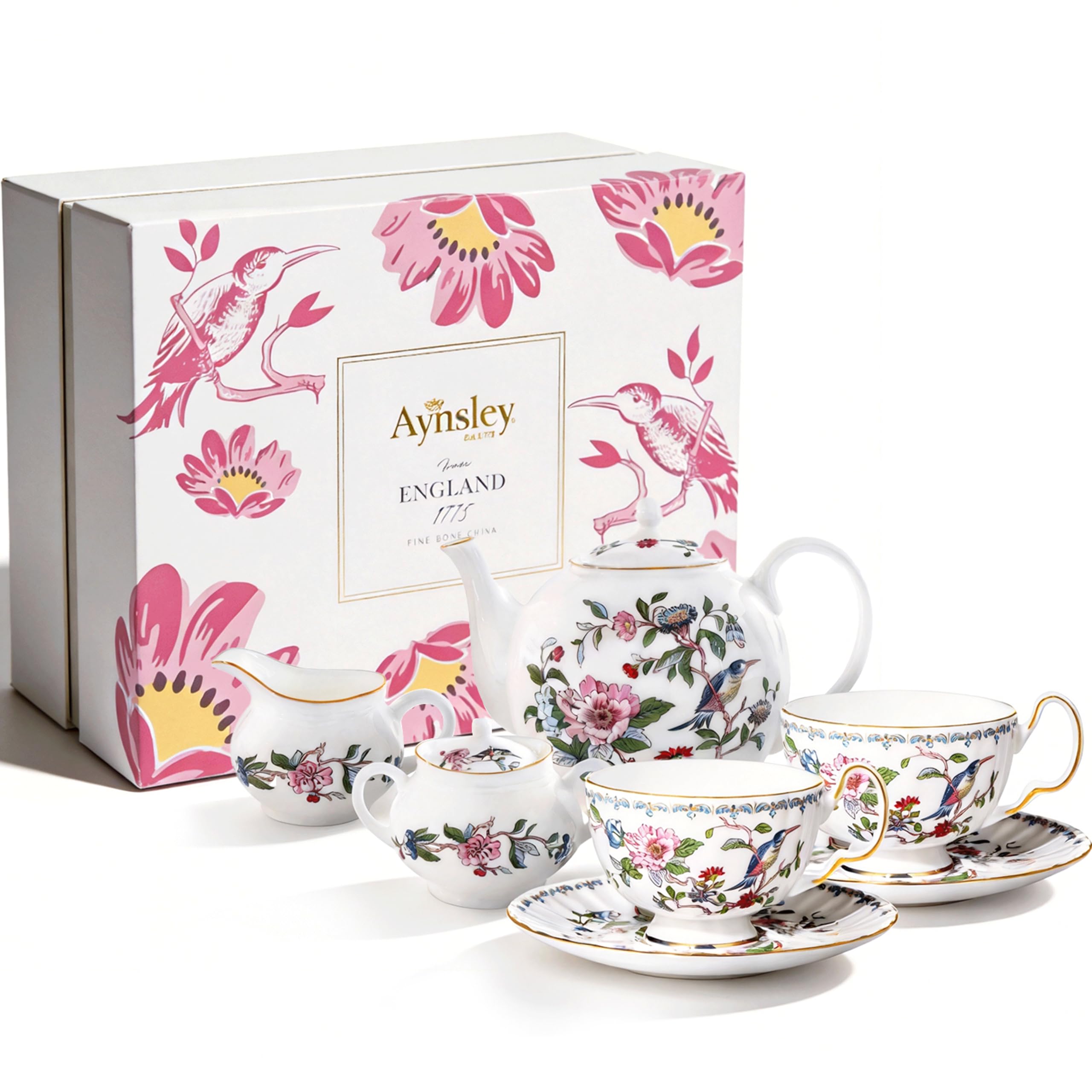 AYNSLEY エインズレイ　PEMBROKE 食器セット Amazon.com | Aynsley Fine Bone China Pembroke Oban Teapot and Set