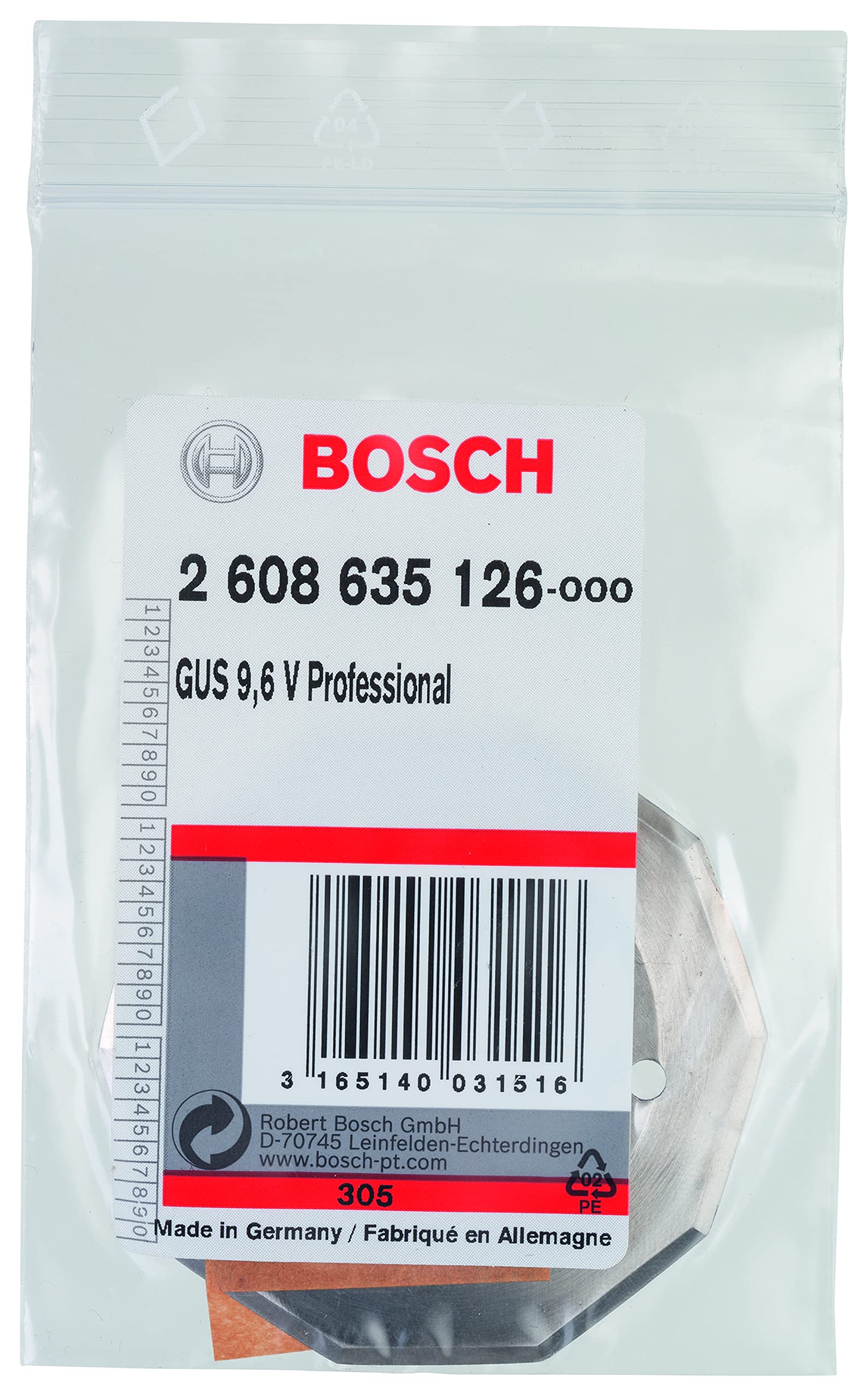 Bosch Accessories 2 608 635 125 Couteau supérieur GUS 9,6 V