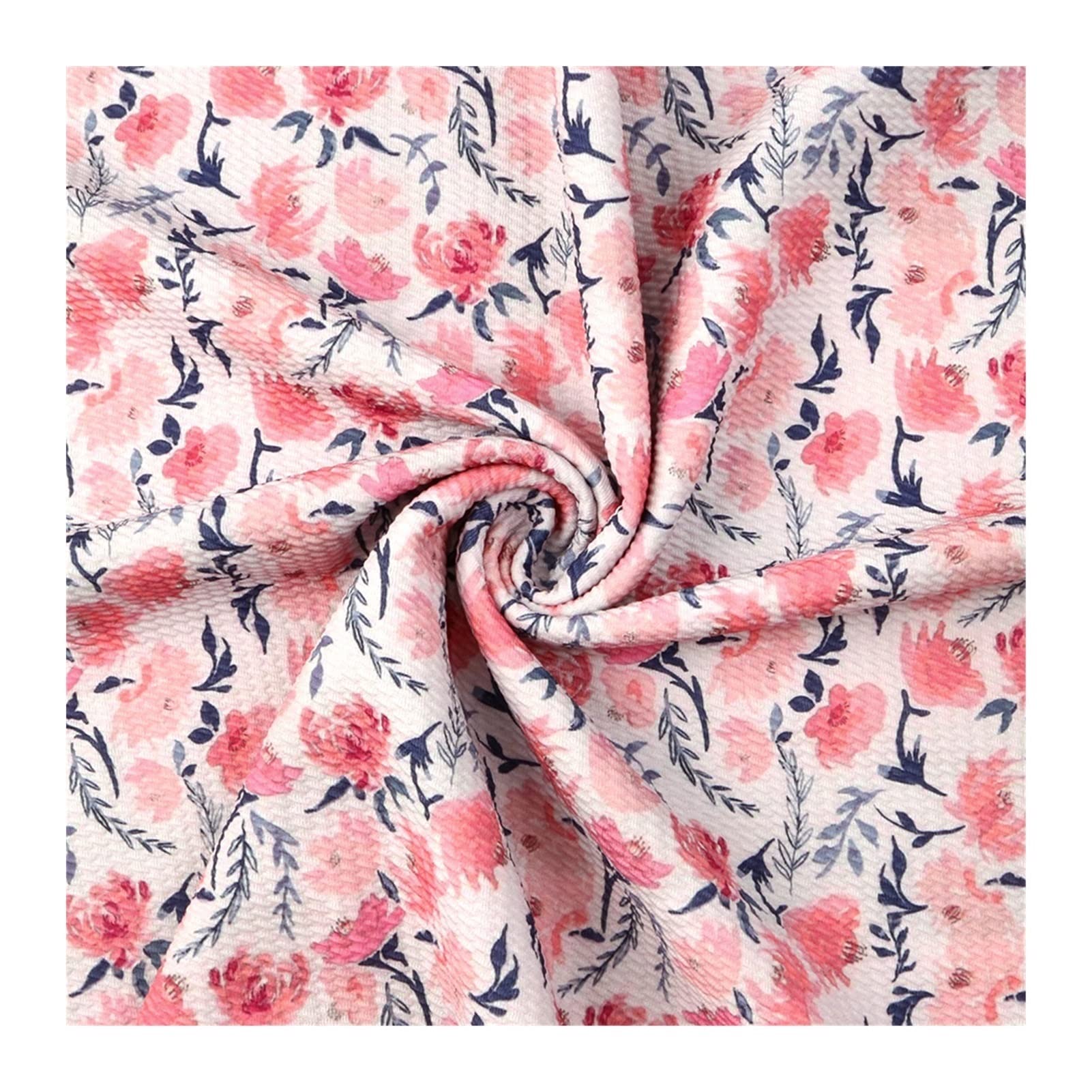 50 * 145 cm Flower Floral Planta Pura o poliéster Algodón o satén Costura Patchwork Material de edredón de Tela de Tela Telas (Color : 1088056, Weight : Double Brushed Poly)