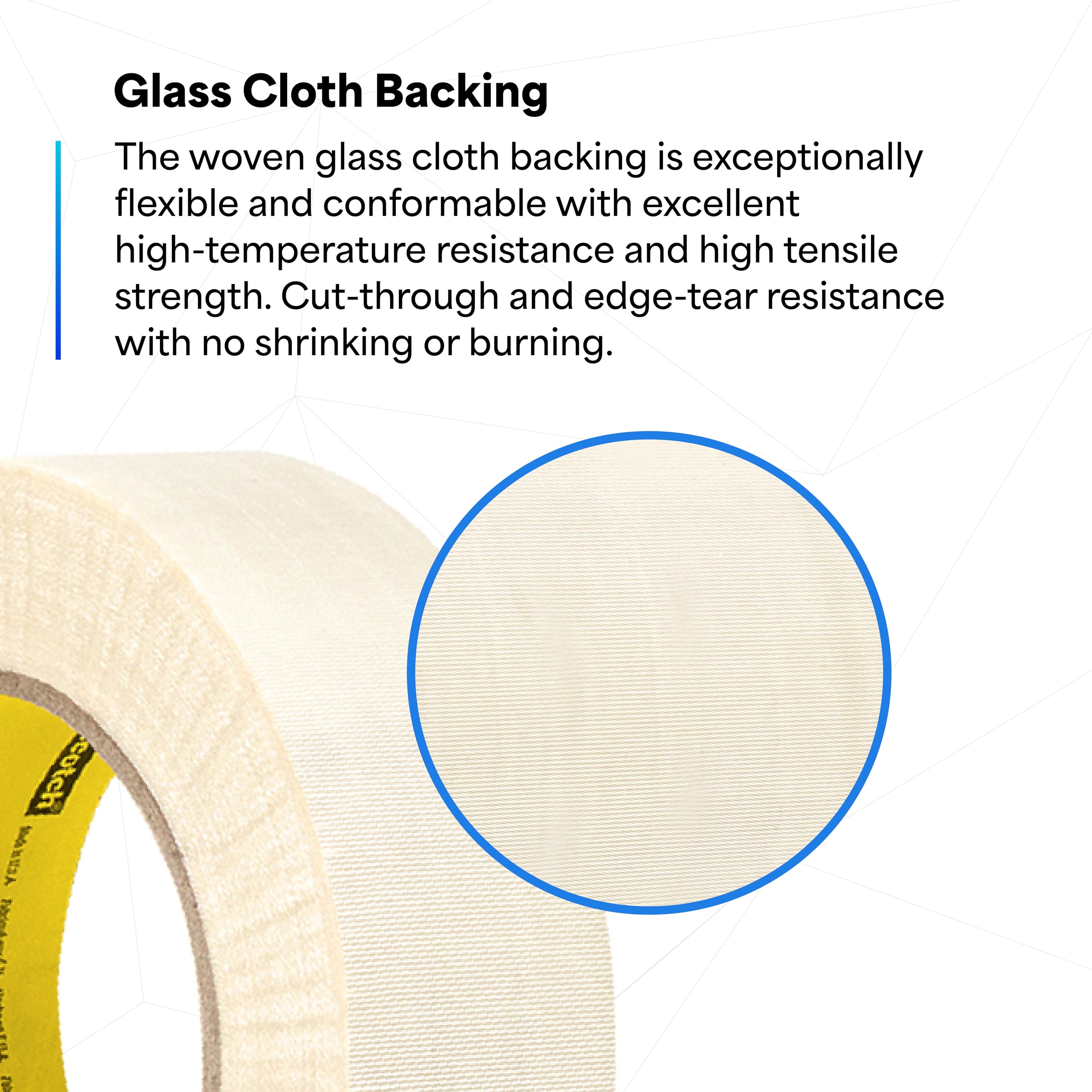 TapeCase 3M 69 2" x 36 YD – blanco 69 2 en x 36 yd cinta eléctrica
