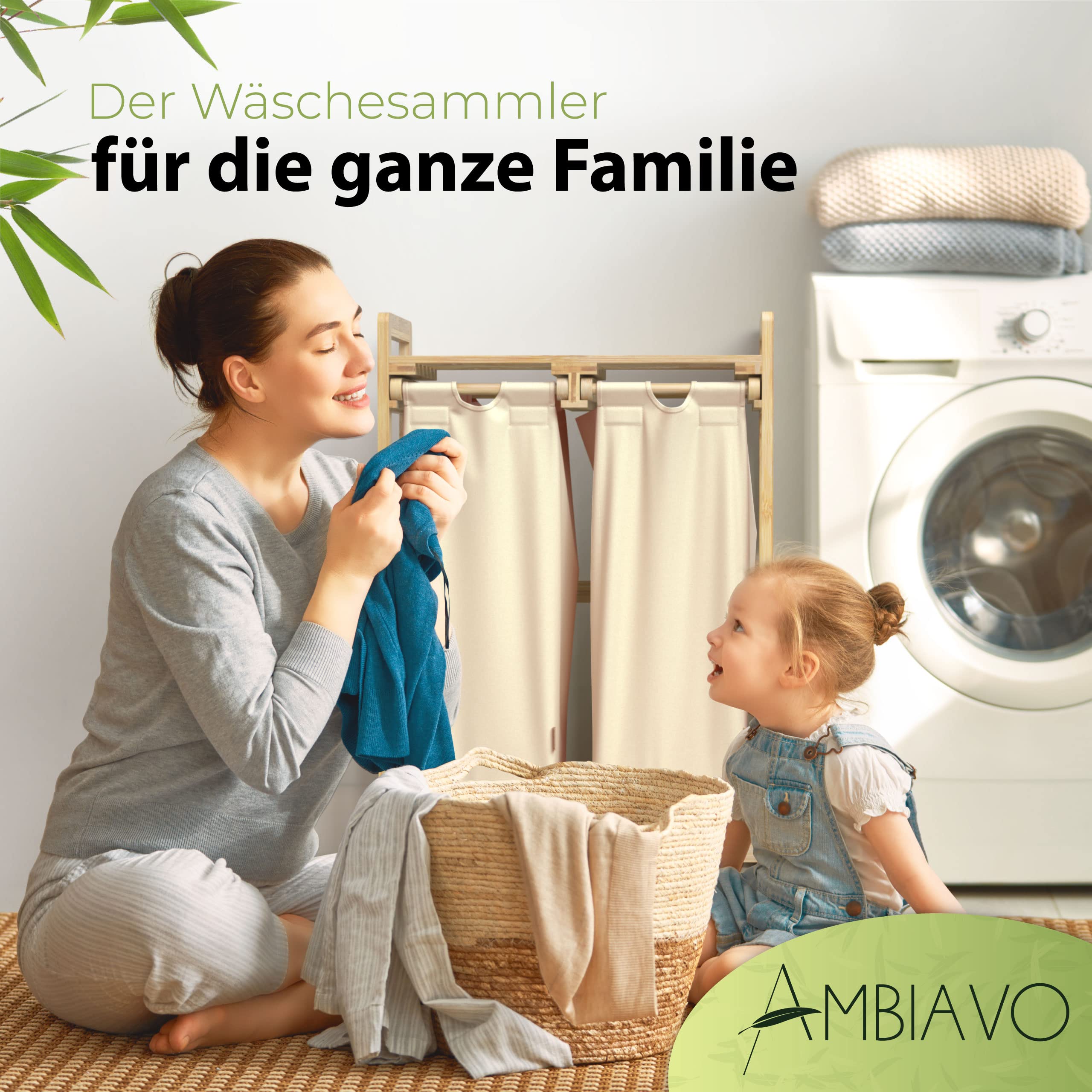 Wasmand met handdoekladder, handdoekenrek met wasverzamelaar, 73 x 33 x Wasmand met handdoekladder, handdoekenrek met wasverzamelaar, 73 x 33 x