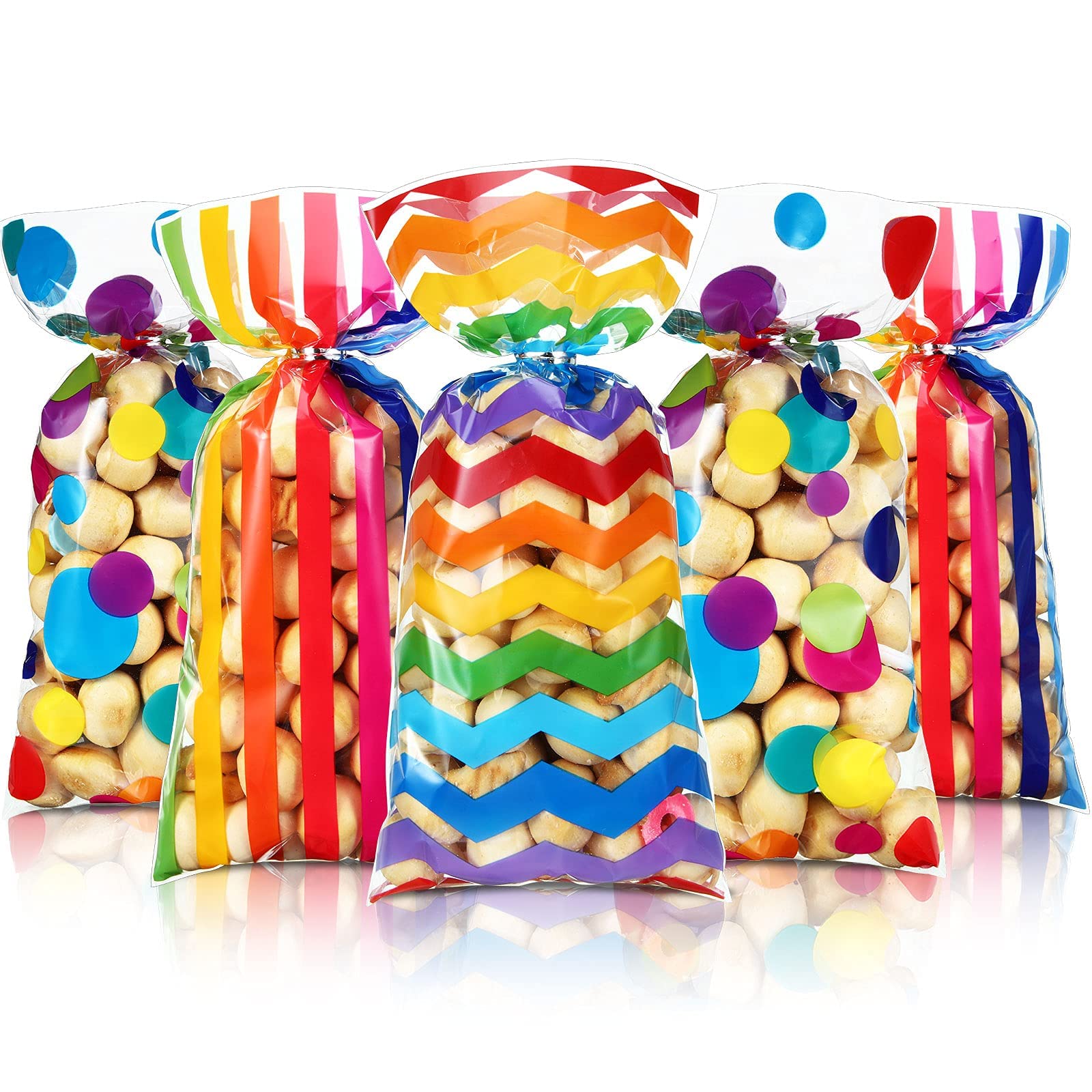 100 PCS Compressed Towel, Mini Tablets Disposable Portable Face Towel Cotton Coin Tissue for Travel, Beauty Salon and Other Outdoor Activities (Rainbow Bags)