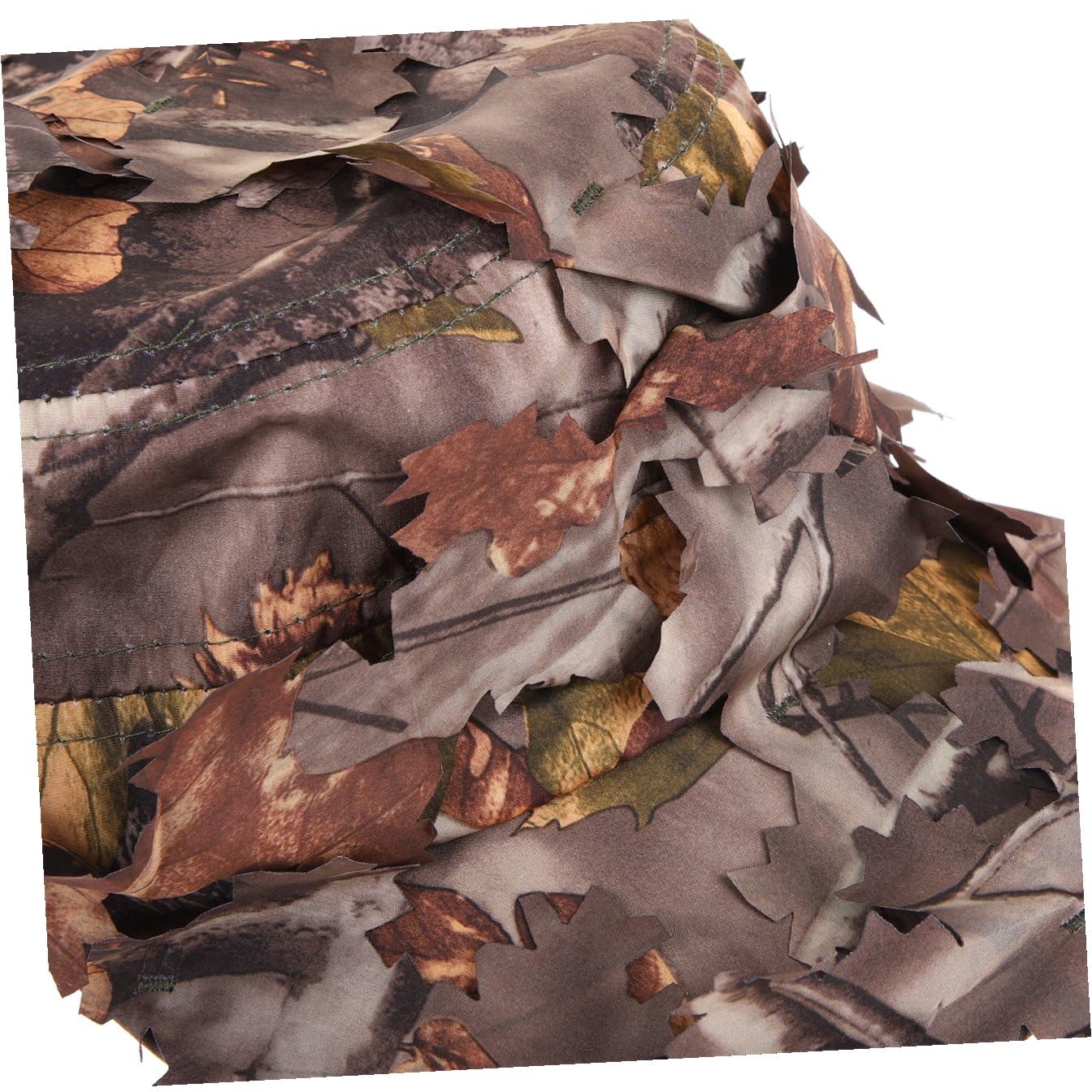 Veemoon Cappello Camouflage Caccia con Decorazione Foglia per attività Premium per Escursionismo e Sportivi Regolabile e Resistente Camouflage